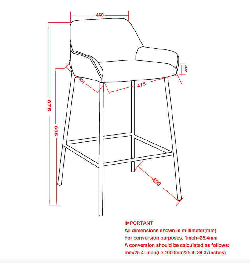 TABOURET BAR STOOL