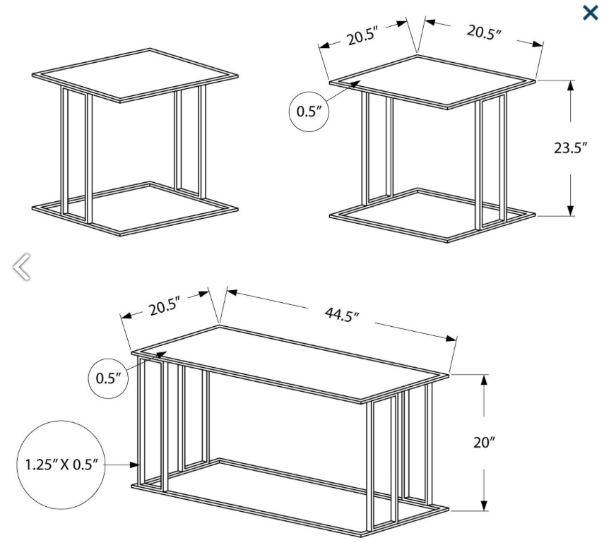 table a cafe / BLANC
