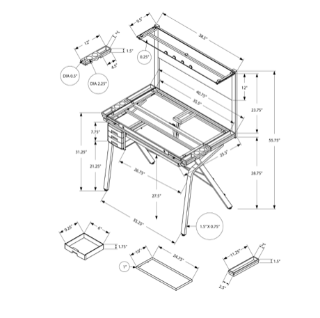 Bureau ordinateur