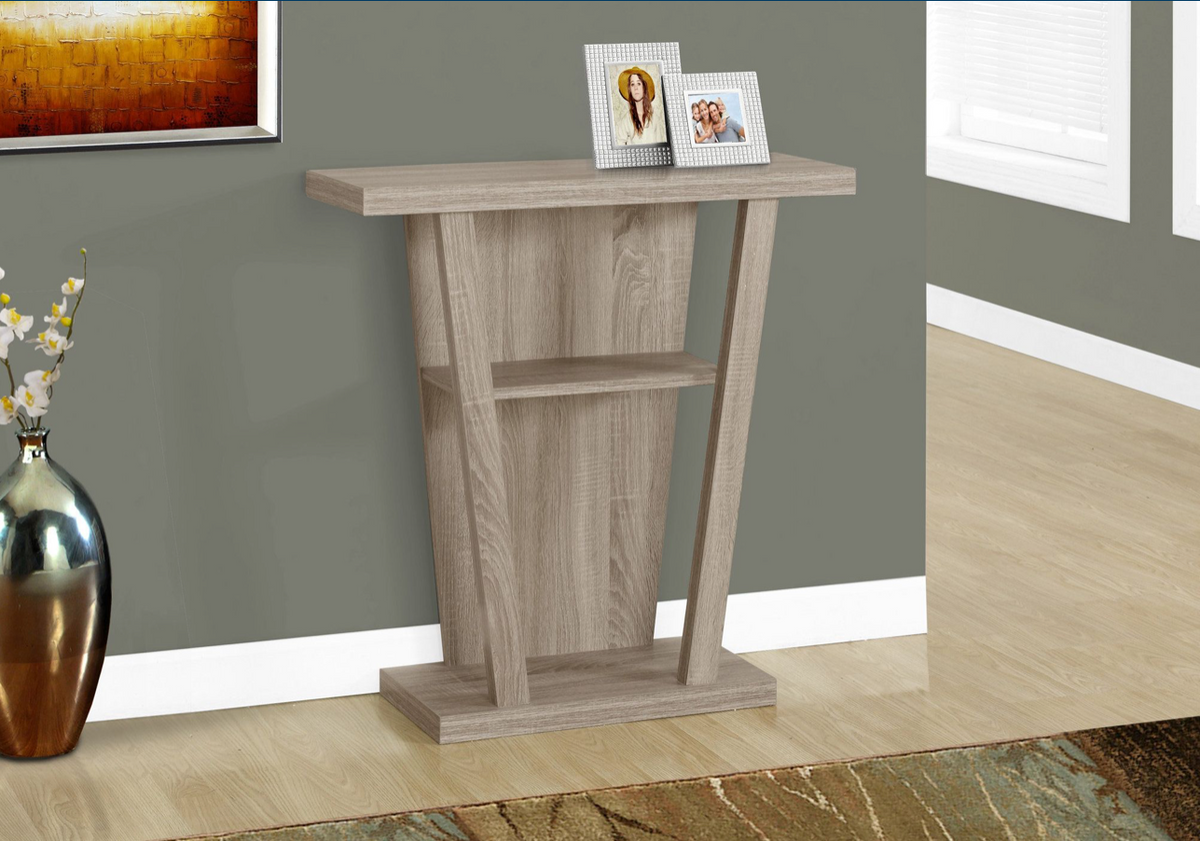 TABLE D'APPOINT - 32"L / CONSOLE D'ENTREE CAPPUCCINO SKU# I 2540