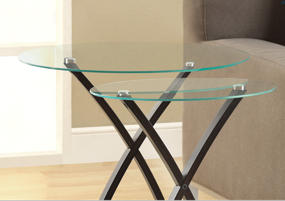 TABLES GIGOGNES - ENS. 2PCS / CAPPUCCINO BENTWOOD ITEM: I 3013