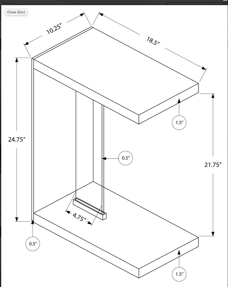 Table de salon