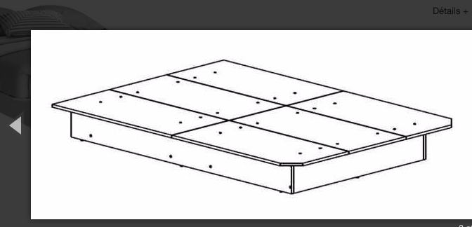 Base de lit double