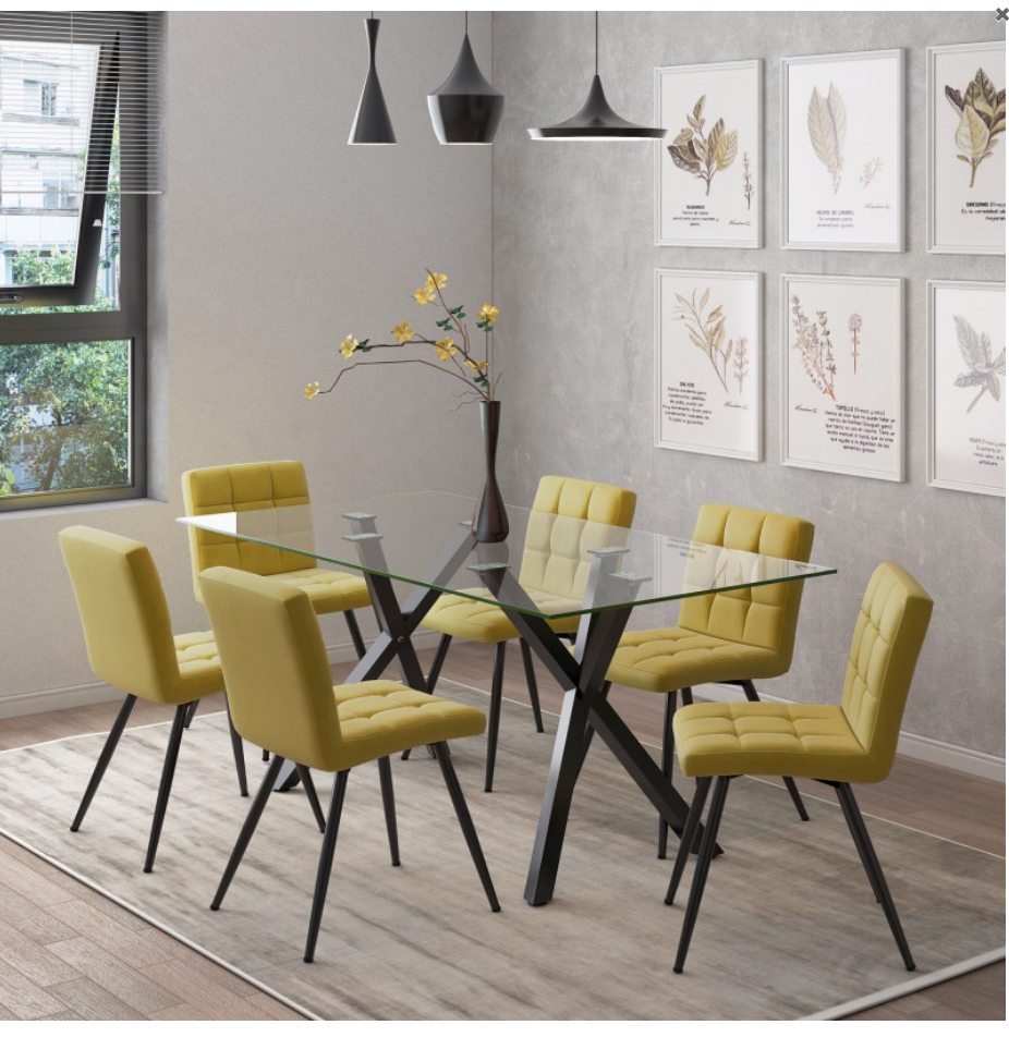 TABLE À MANGER SALLE A DINER DINING SET