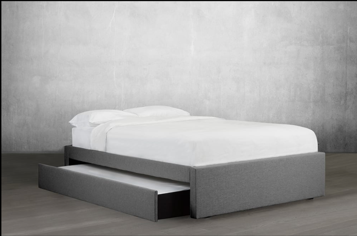 lit platform avec lit gigogne/platform bed with trundle