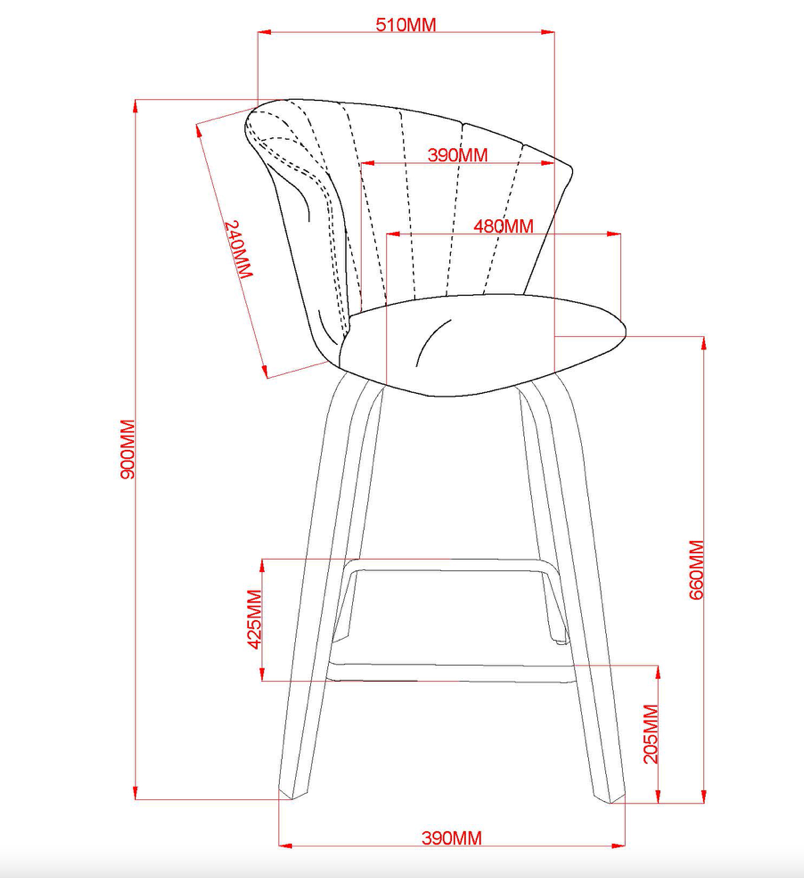 Tabouret barstool