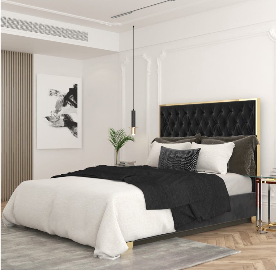 LIT QUEEN BED