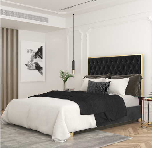 LIT QUEEN BED