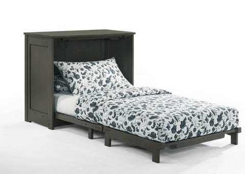 lit murphy cabinet bed