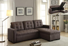 Sectional with a Reversible Chaise STORAGE