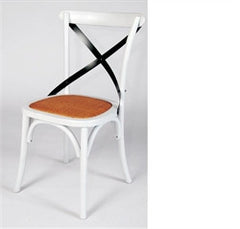Novel Metal Cross Dining Chair