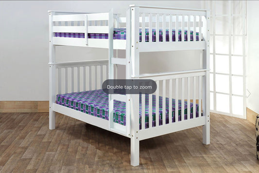 LIT SUPERPOSÉ DOUBLE  / DOUBLE   WHITE T-2502W
