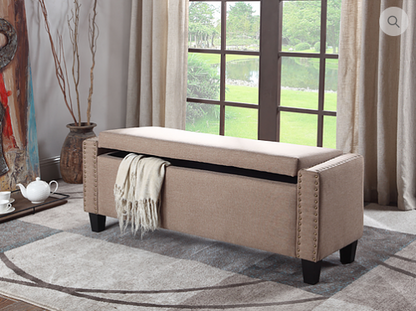 Storage Bench- BEIGE