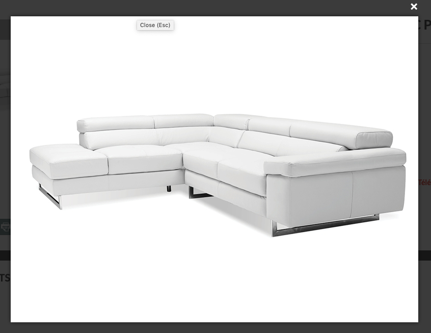 Sectionnel en cuir leather SECTIONAL