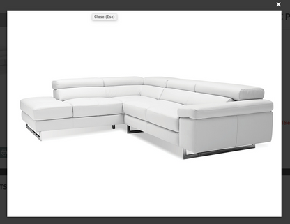 Sectionnel en cuir leather SECTIONAL