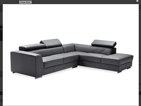 Sectionnel en cuir leather sectional