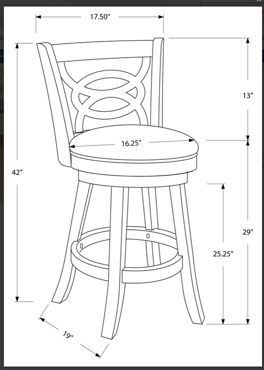 TABOURET BOIS MASSIF