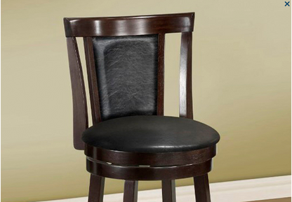 TABOURET DE BAR -  / 43"H / PIVOTANT / CAPPUCCINO  SKU I 1287