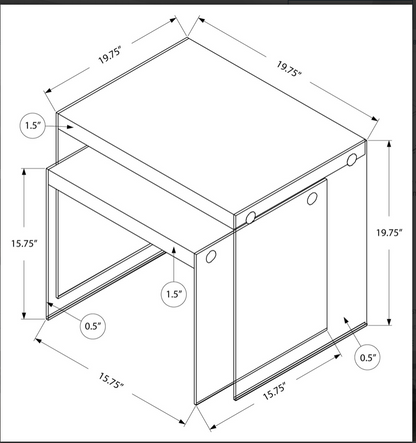 TABLES GIGOGNES