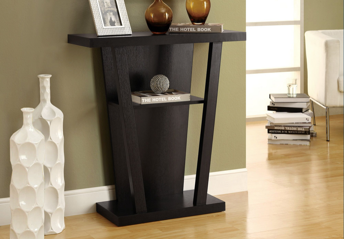 TABLE D'APPOINT - 32"L / CONSOLE D'ENTREE BLANCHE SKU# I 2560