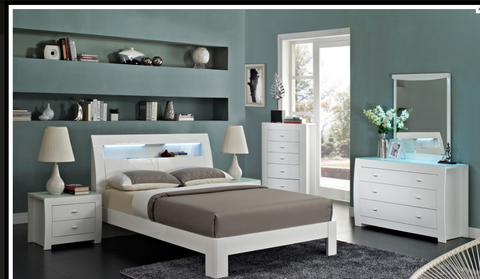 Chambre à coucher blanc