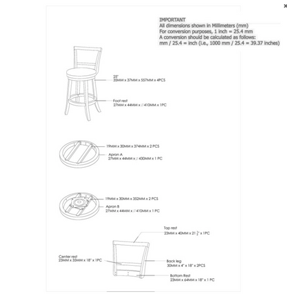 Tabouret barstool