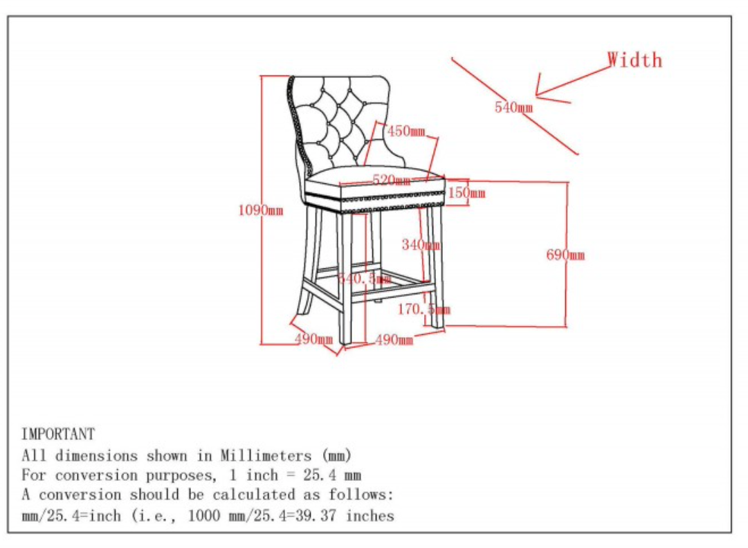 Tabouret barstool