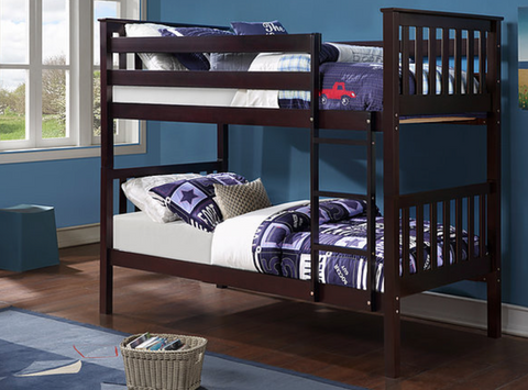 LIT SUPERPOSE SIMPLE/SIMPLE TWIN TWIN BUNK BED