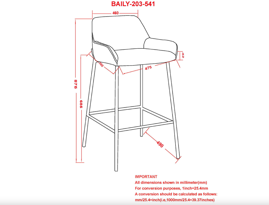 TABOURET / BARSTOOL