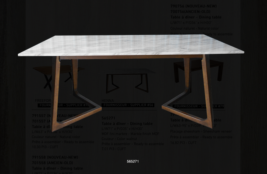 TABLE À DINÊR