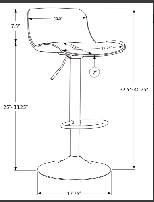 TABOURET/BARSTOLL