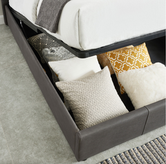 LIT KING AVEC COFFRE / KING BED WITH STORAGE