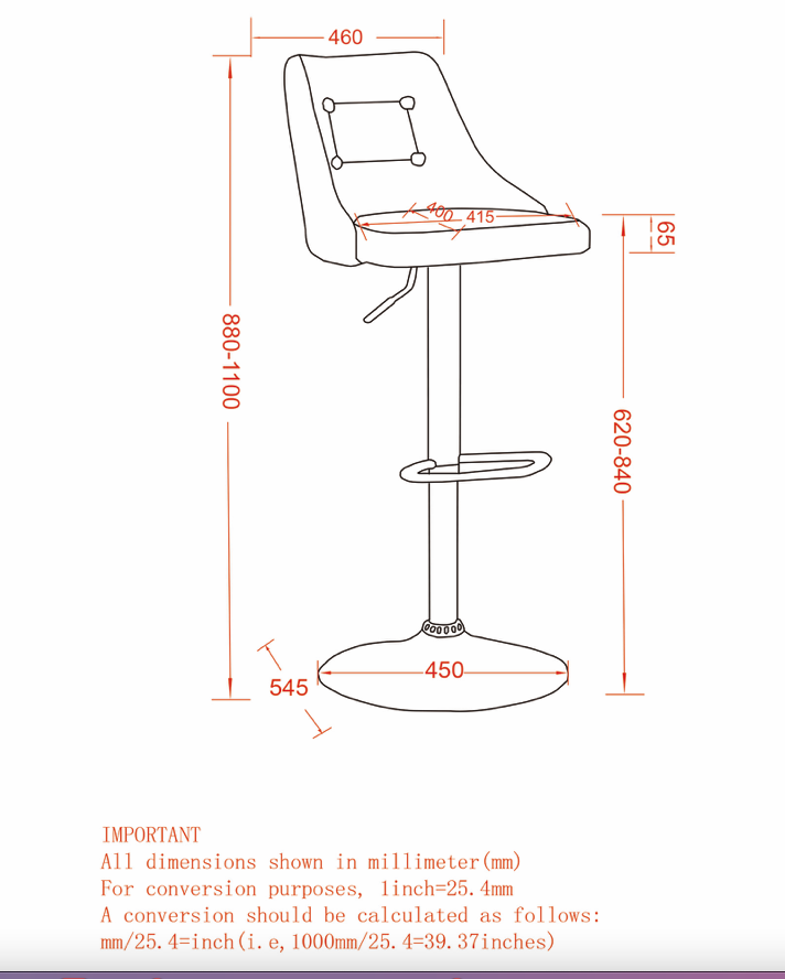 TABOURET BARSTOOL