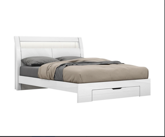 LIT DOUBLE QUEEN KING  BED
