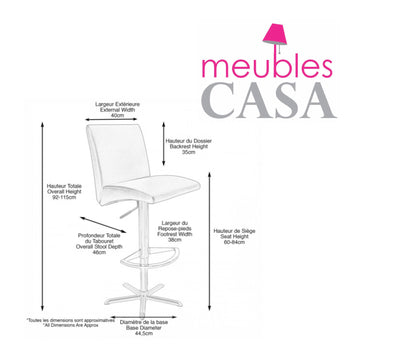 Tabouret SHOWTIME  Pied Étoile
