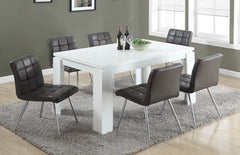 WHITE HOLLOW-CORE 36"X 60" DINING TABLE TABLE A DINER 36'X 60' HOLLOW-CORE BLANC