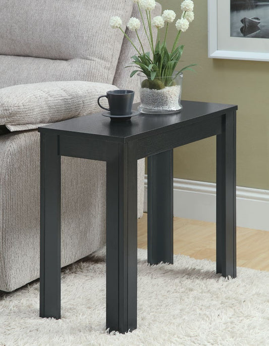 BLACK OAK ACCENT SIDE TABLE TABLE D'APPOINT CHENE NOIR