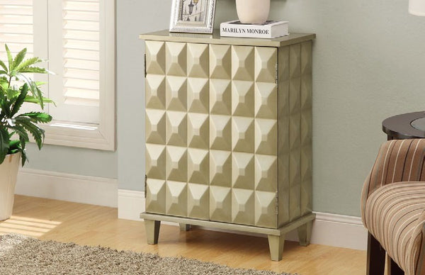 BRUSHED GOLD CONTEMPORARY BOMBAY CHEST COMMODE BOMBAY CONTEMPORAINE OR BROSSE