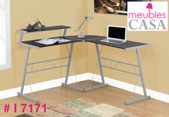 I 7171 BUREAU - DESSUS CAPPUCCINO - METAL ARGENT CASAMIA