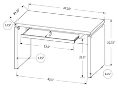 I 7003 BUREAU - 48"L / CAPPUCCINO CASA MIA